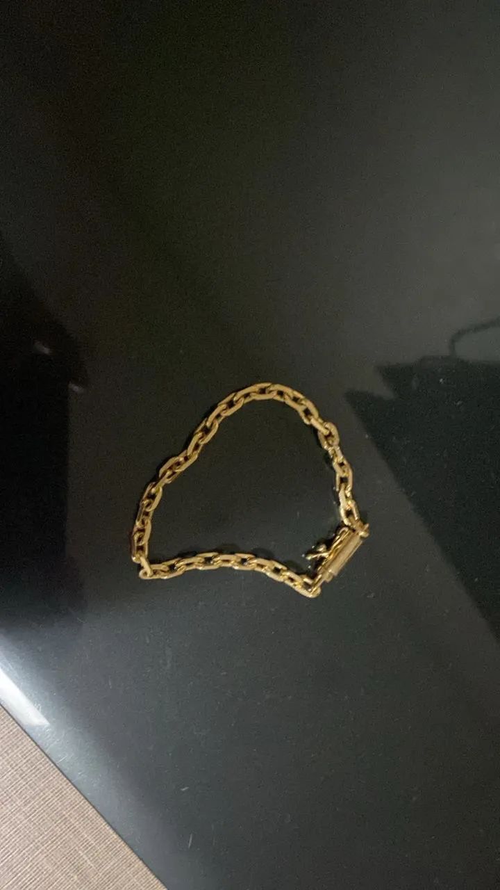 Pulseira banhada 18k