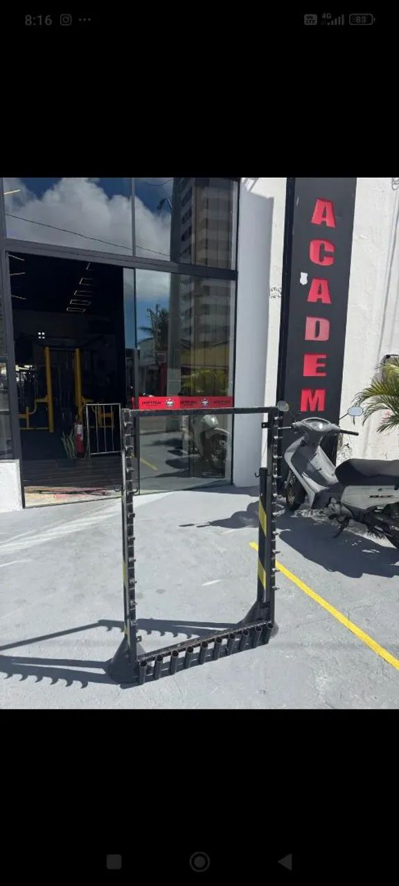 Base para barras e banco 