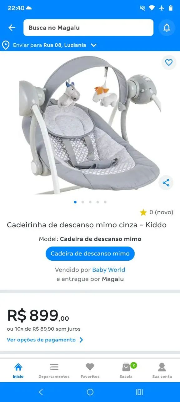 Cadeirinha de descanso  - Foto 3