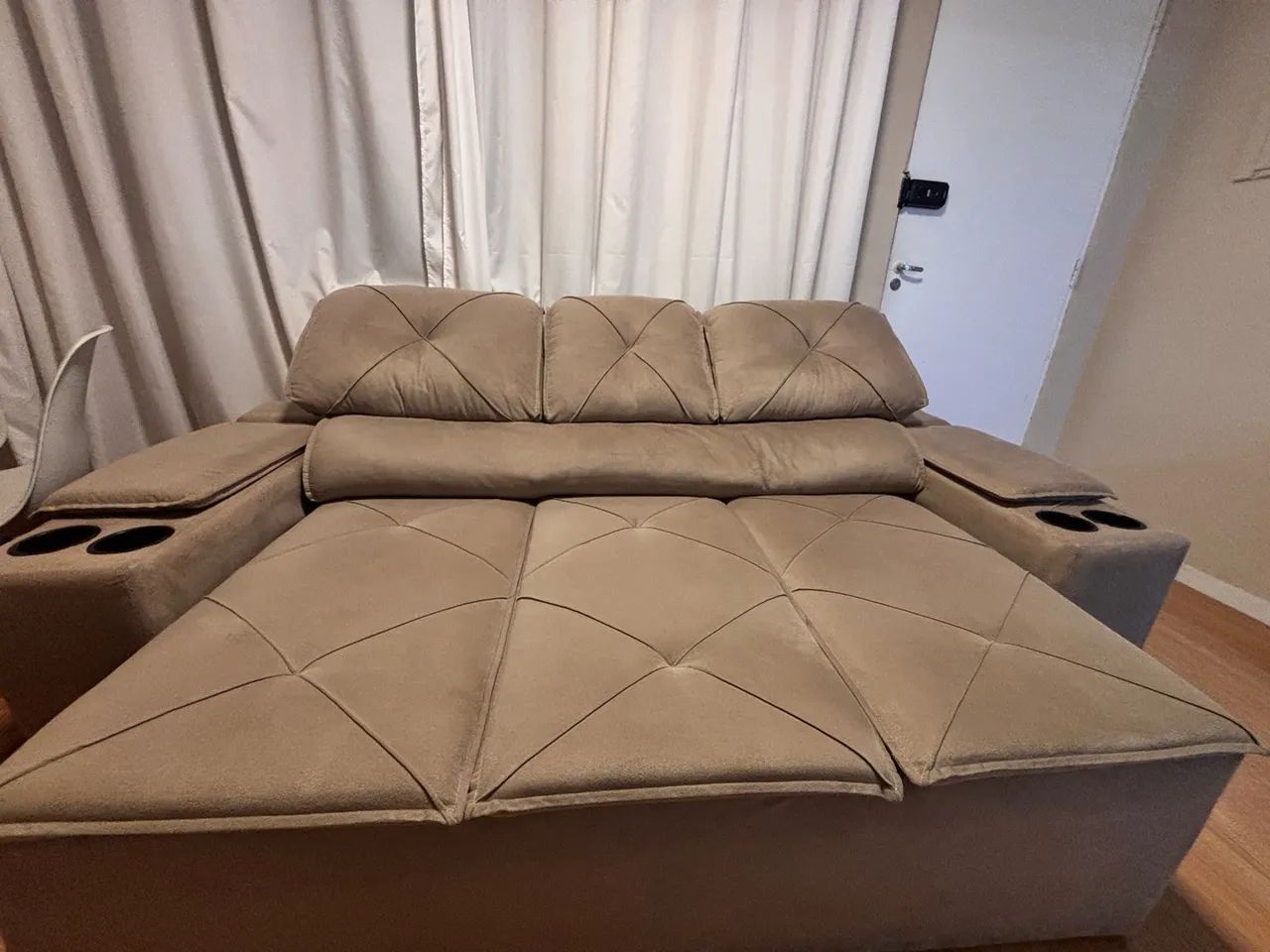 Sofá retrátil e reclinável à venda! - Foto 5