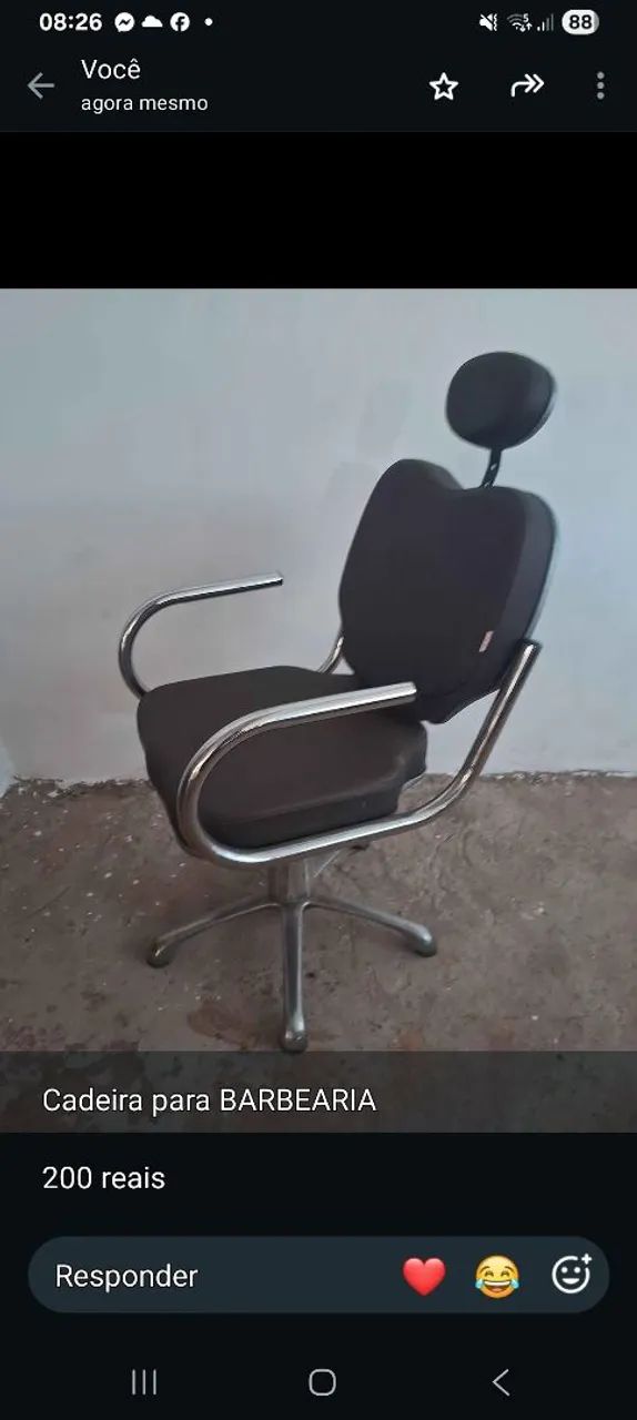 Cadeira para Barbearia