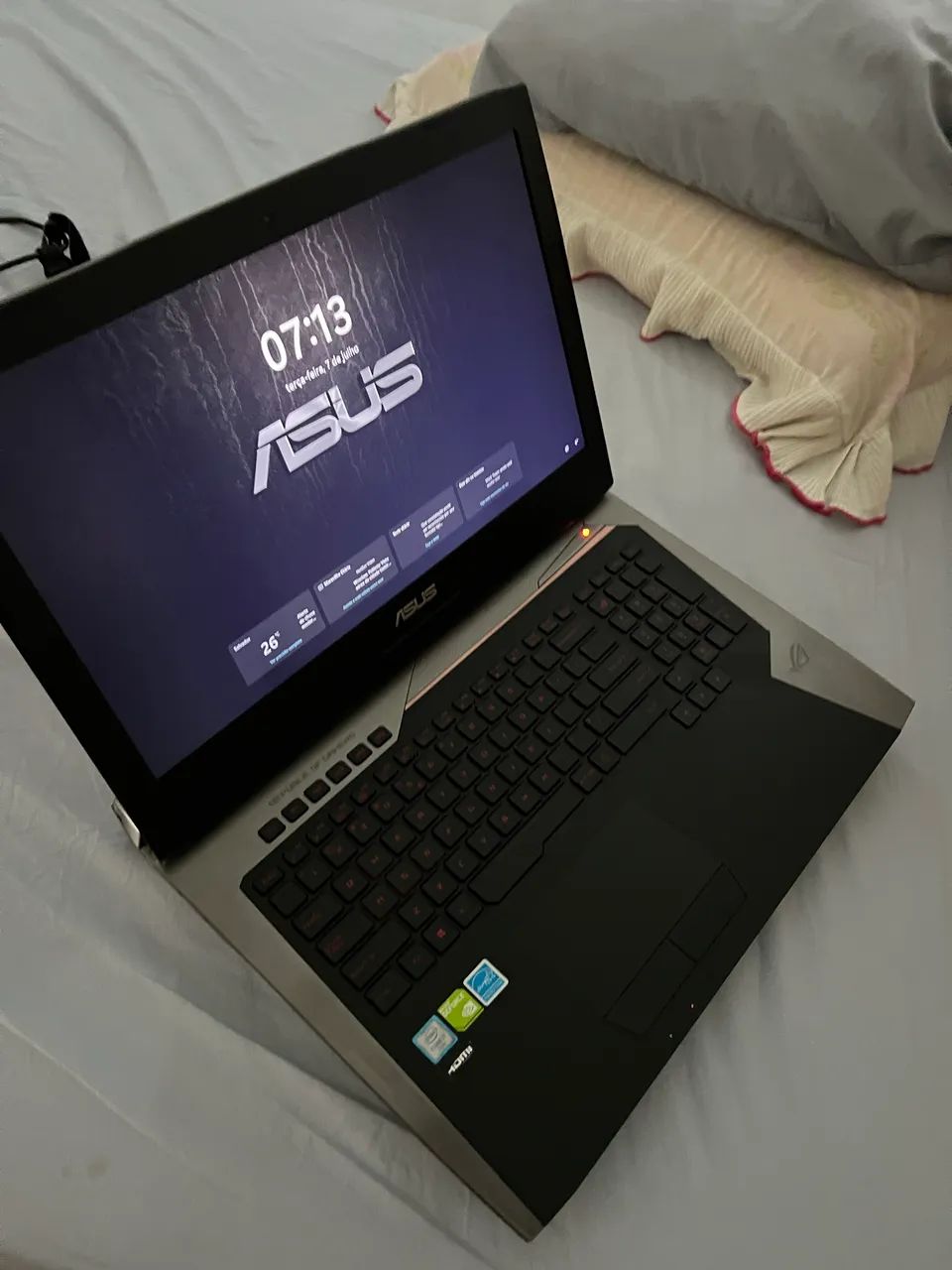 Vendo notebook game Asus, funcionando perfeitamente  - Foto 2