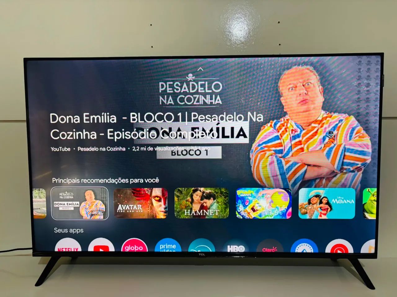 vendo Smart tv TCL QLED 32 polegadas impecável  - Foto 4