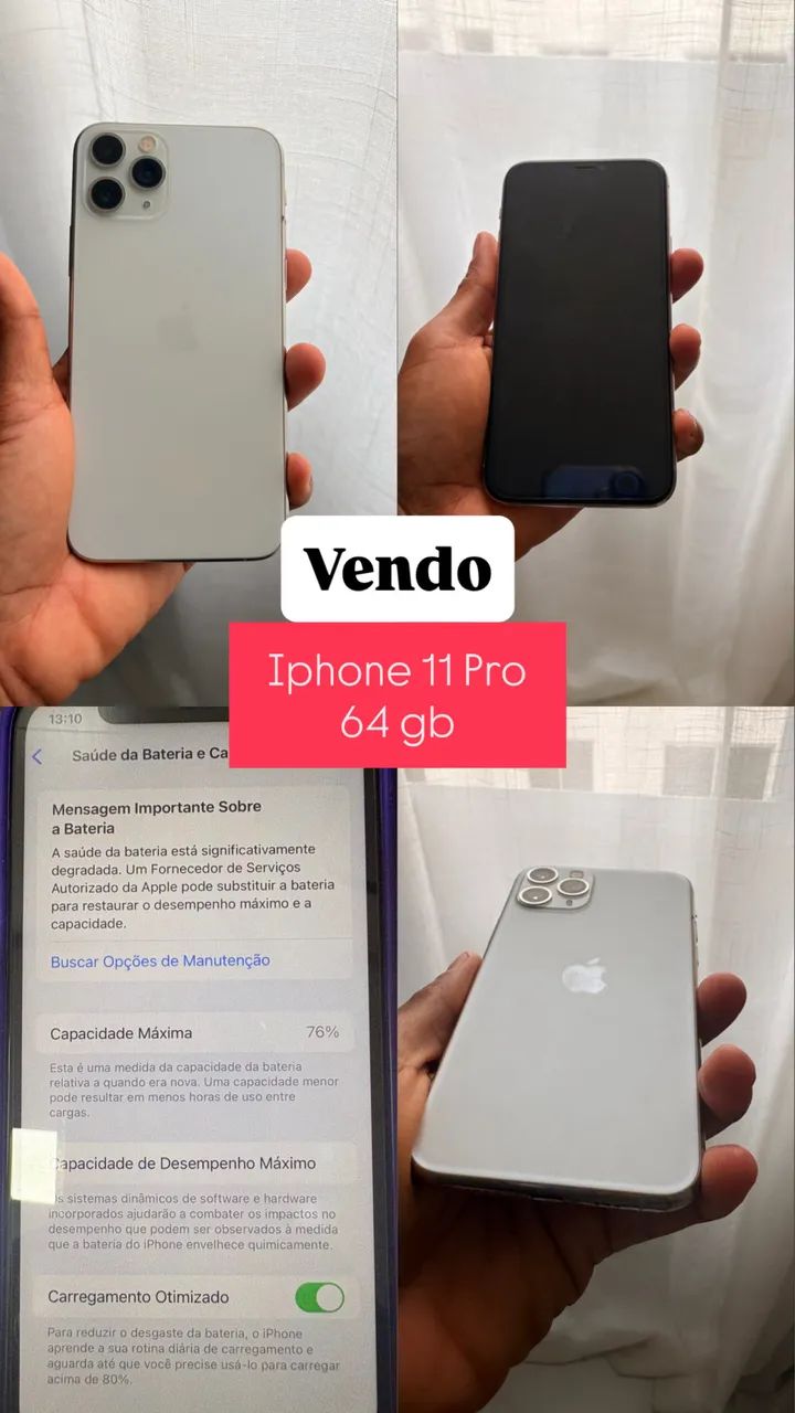 Celulares APPLE IPHONE 11 PRO Usados, seminovos e Novos no Brasil