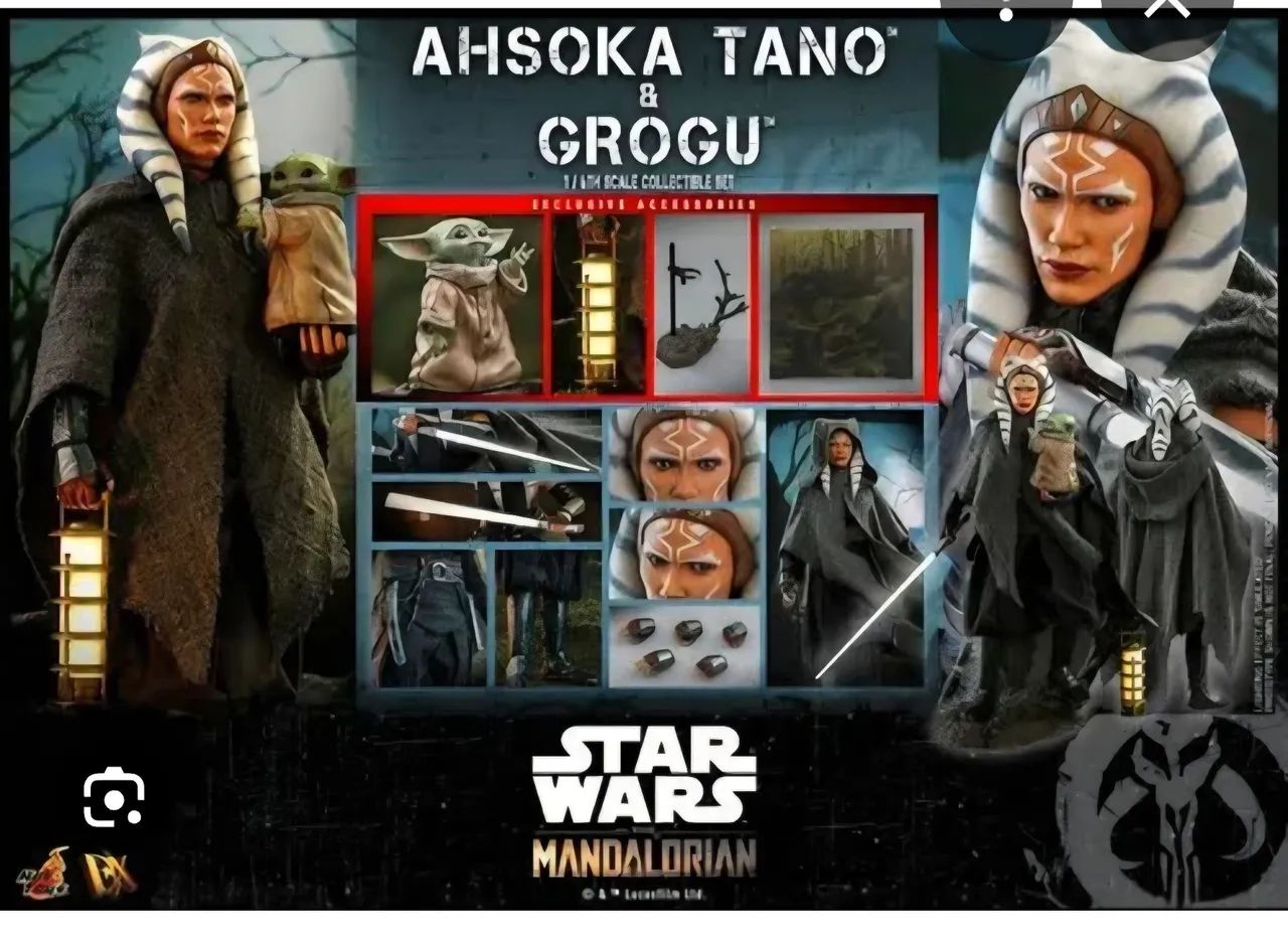 Hot toys star wars ahsoka e grogu Dx 21