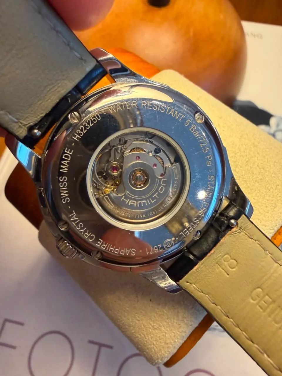 Relogio Hamilton Jazzmaster Viewmatic Automatic - H323250 - Foto 4