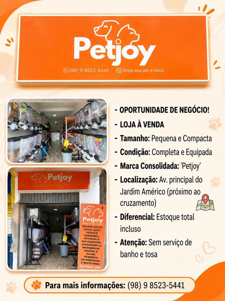 Passo loja completa, ramo pet shop pronto para operar e faturar 