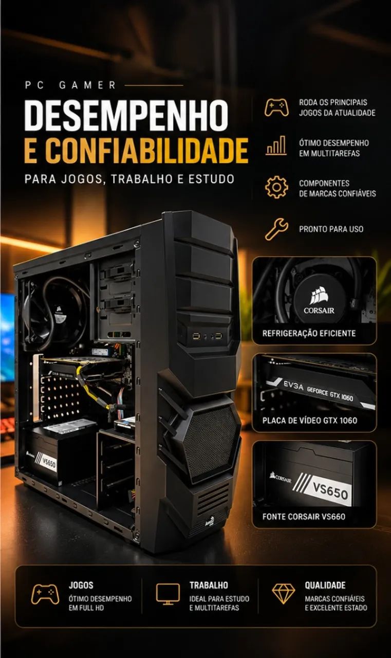 Pc Gamer Custo Benefício