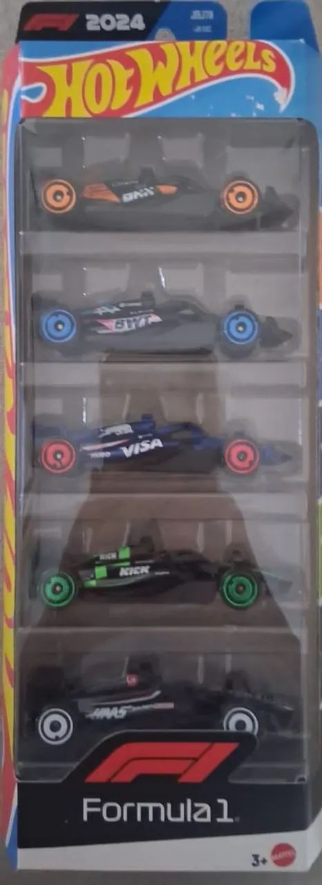 Hot Wheels 5 Pack Formula 1 - 2024 - Foto 5
