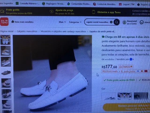 Par de Mocassins de cor lisa / Casual e Versátil / Bom para Lazer ! - Foto 6