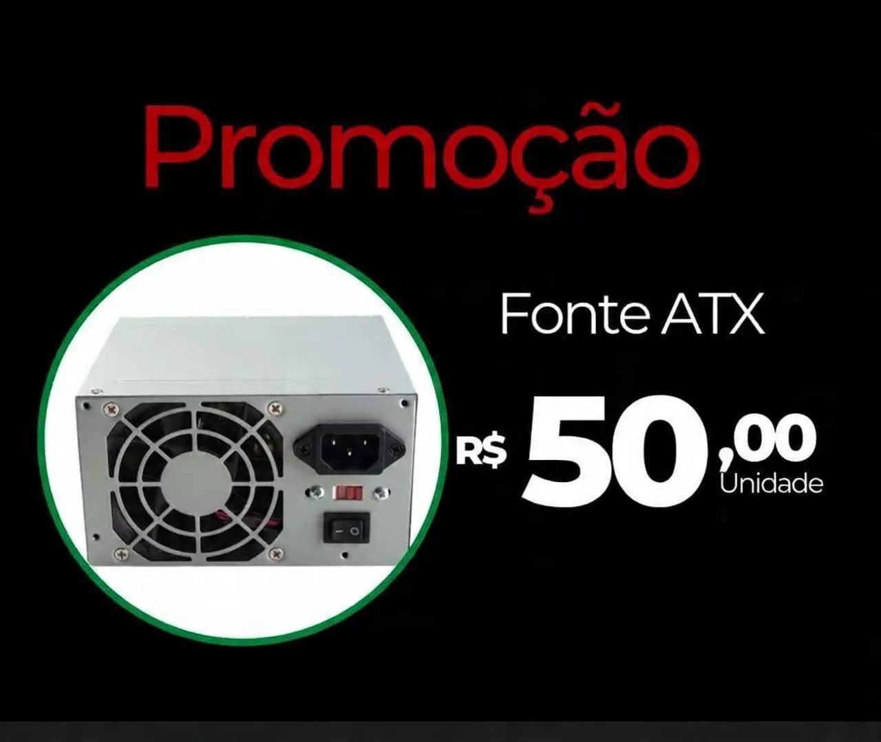 Fonte atx para Pc usada