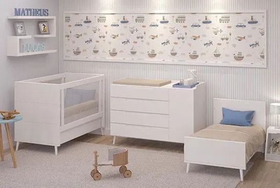 Berço de bebê em ótimo estado com colchao, ideal para o quarto do seu bebê - Foto 5