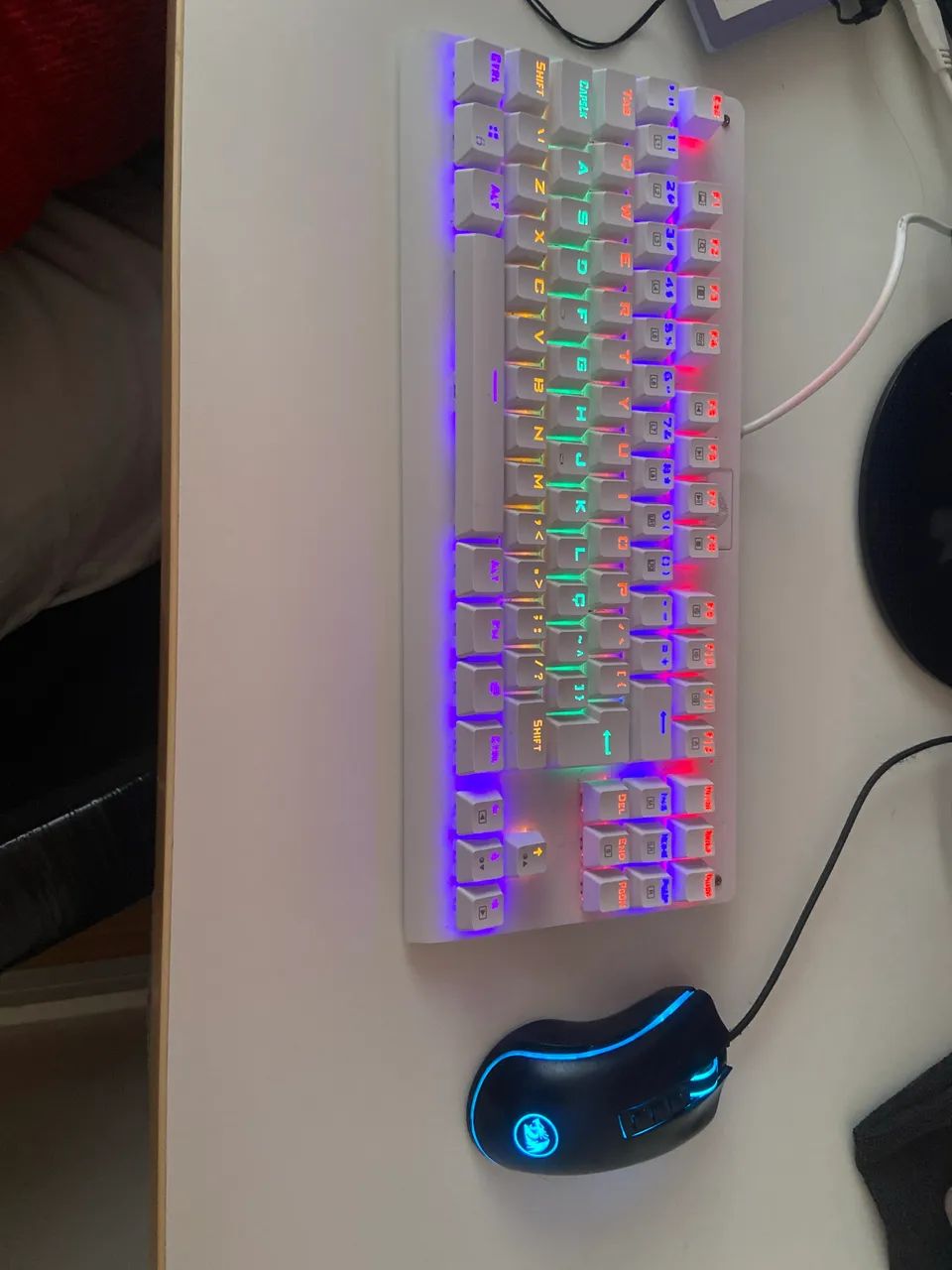 Teclado e mouse 