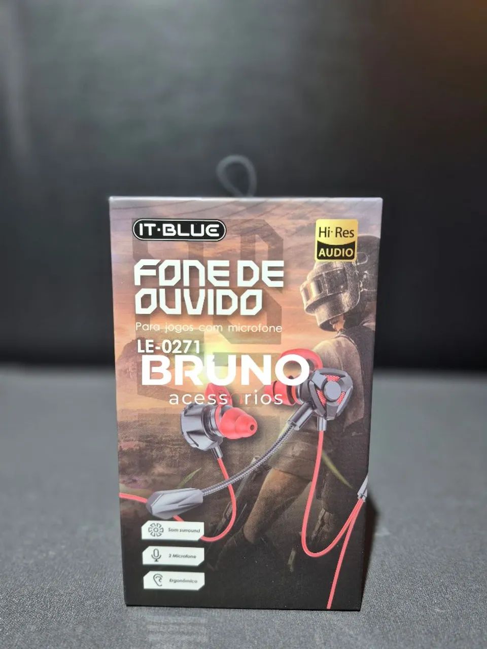 Fone de ouvido gamer com microfone  - Foto 2