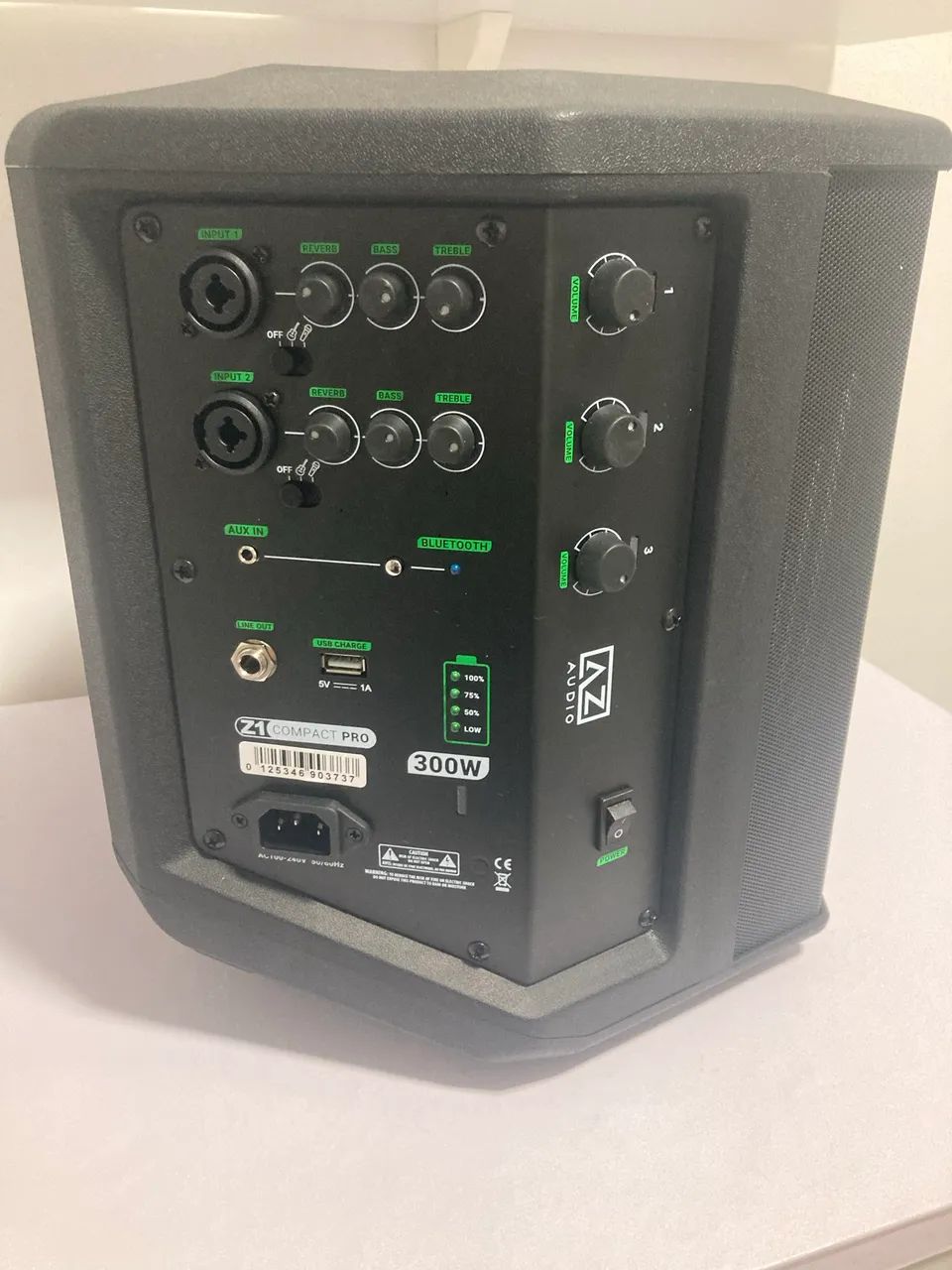 Kit 2 Caixas de Som AZ-1 Compacta + bolsa Case - Estado de Nova (Usada Apenas 3x) - Foto 3
