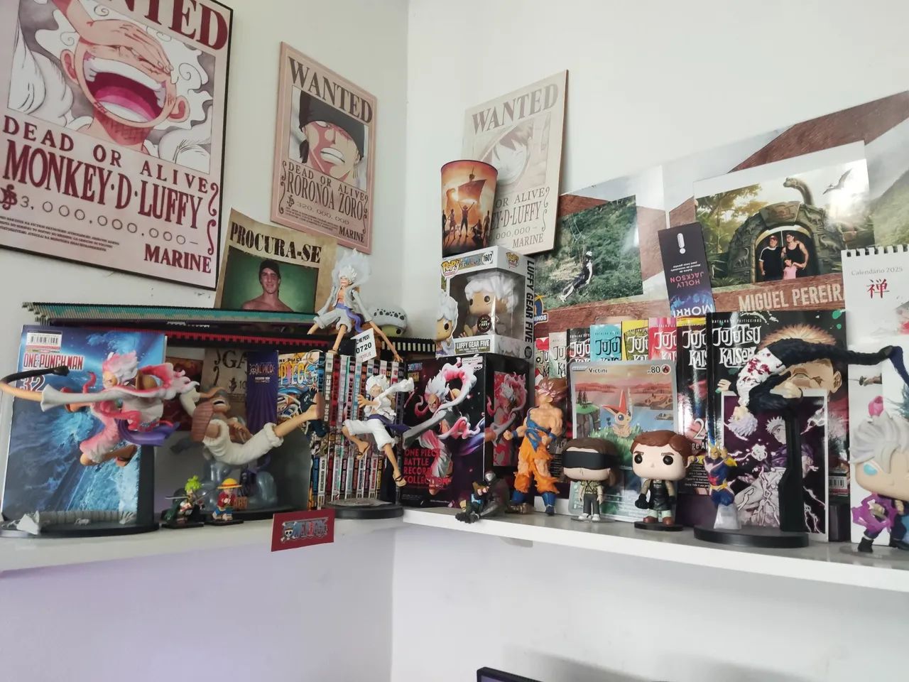 Bonecos e mangás de animes variados , só chamar pv