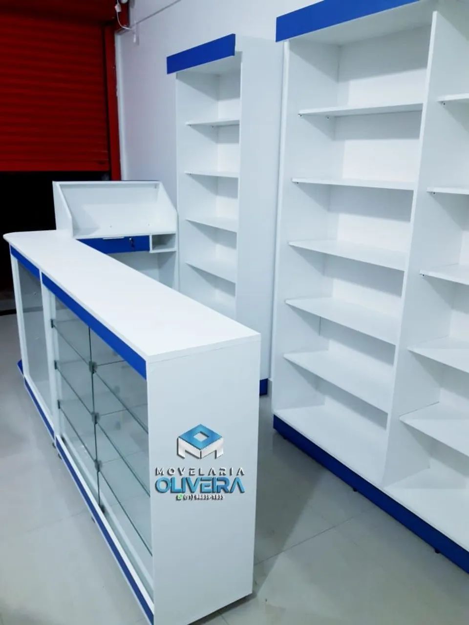 Kit loja balcões  e vitrine 5 peça fabricamos diversos modelos e valores  - Foto 3
