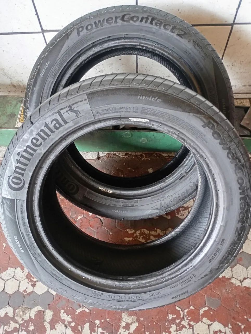 Pneus continental ref 195 55 16 RS 350 os 2 - Foto 2
