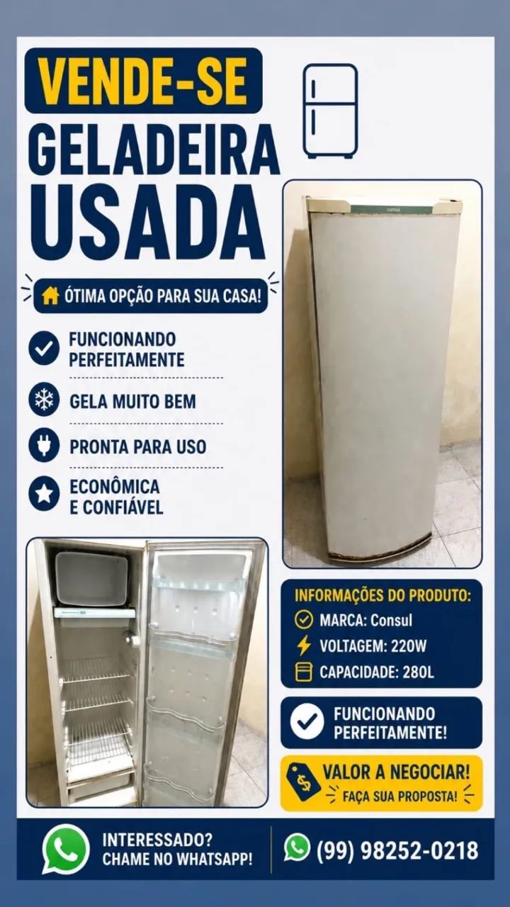 Vende-se geladeira 