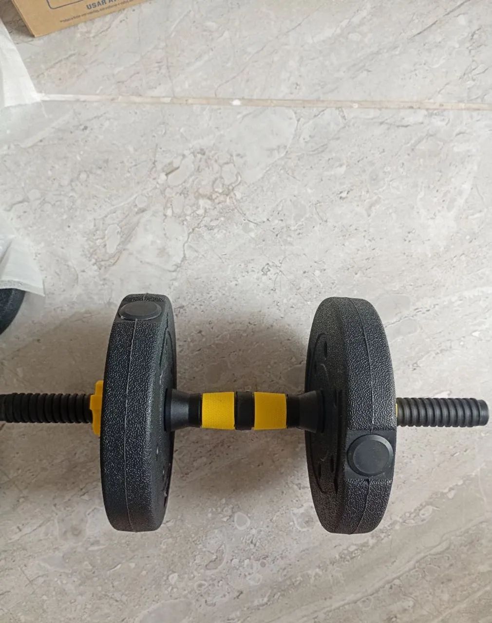 Kit halteres/barra 20kg