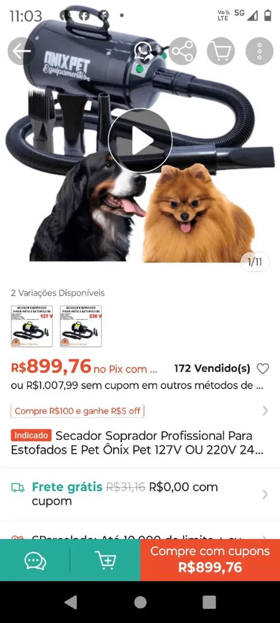 Secadora profissional Pet shop  - Foto 3