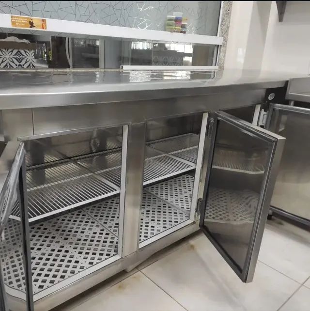 Bancada Refrigerada 3 Portas em inox 304 - Foto 3