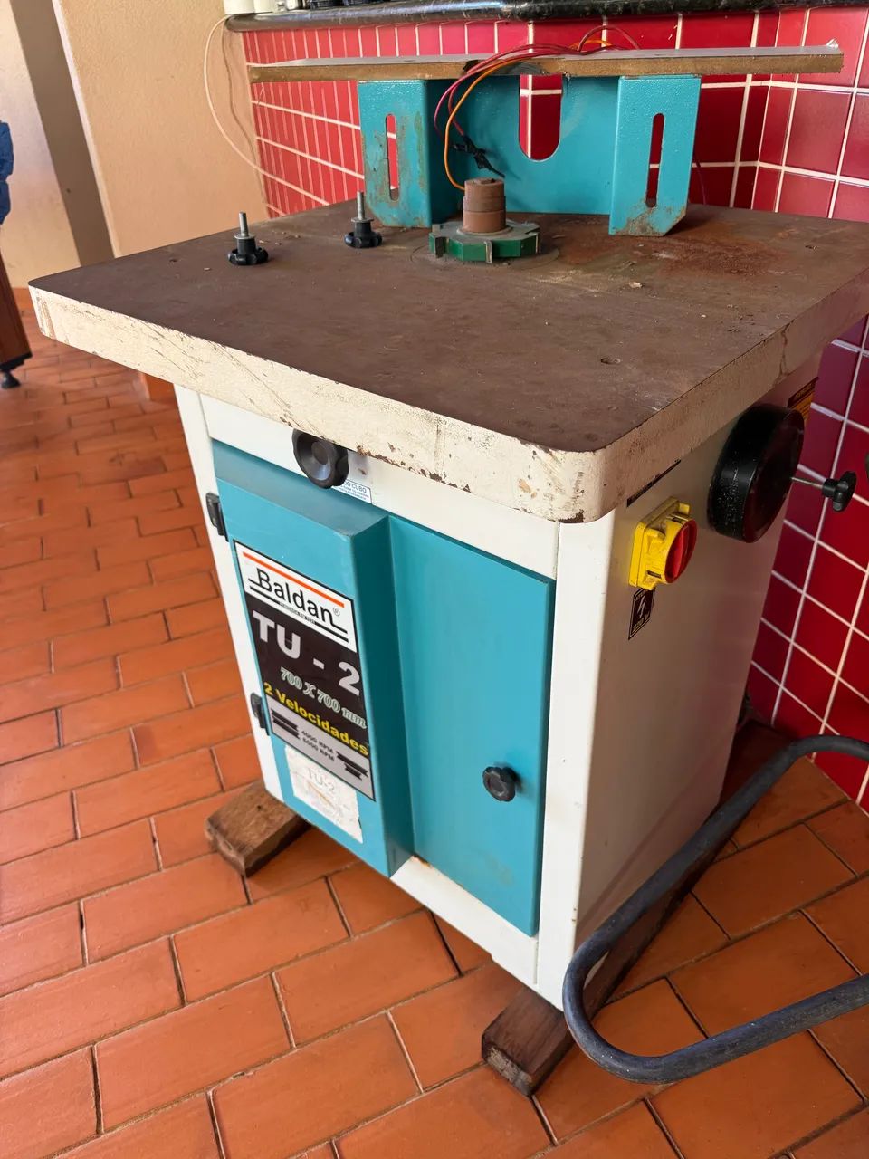 Tupia de mesa Baldan TU-2 Trifásico 2 fresas de brinde  - Foto 4