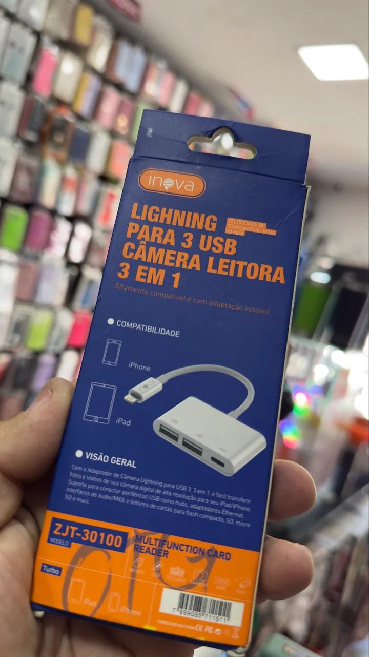 LIGHTNING PARA 3 USB MAIS CARREGAMENTO! - Foto 2
