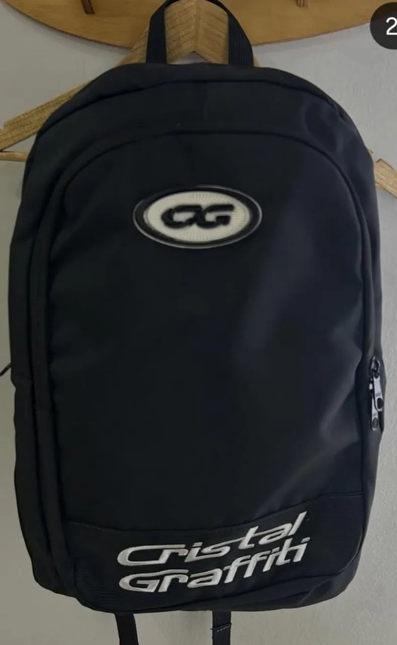 Mochila cristal grafite 