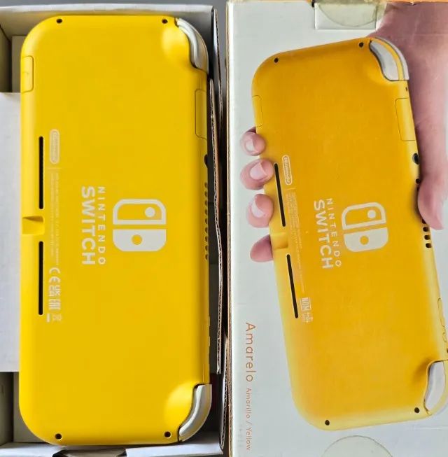 Nintendo Switch Lite Amarelo - desbloqueado - Consoles de Vídeo