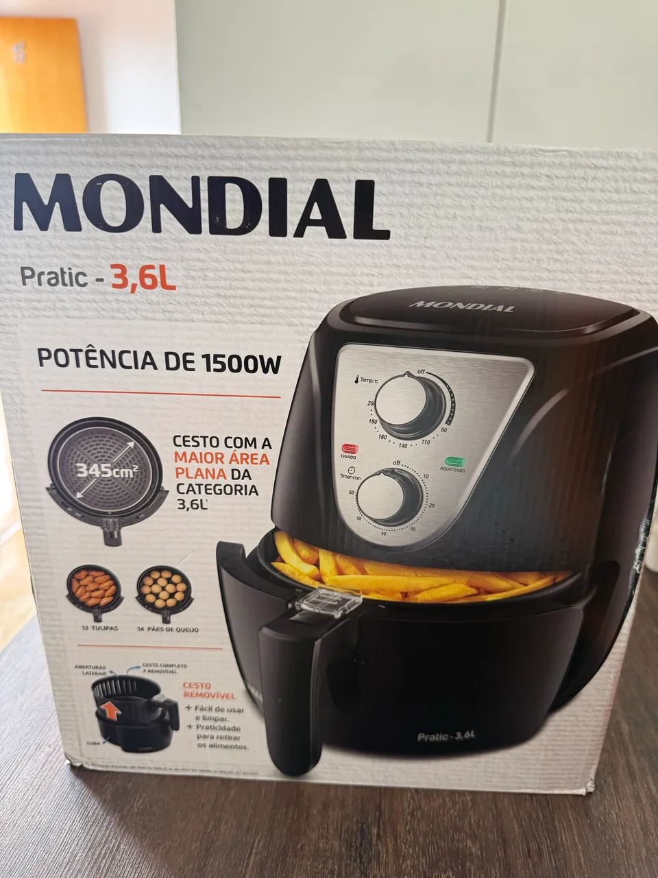 AIR FRYER NA CAIXA NOVA - Foto 3