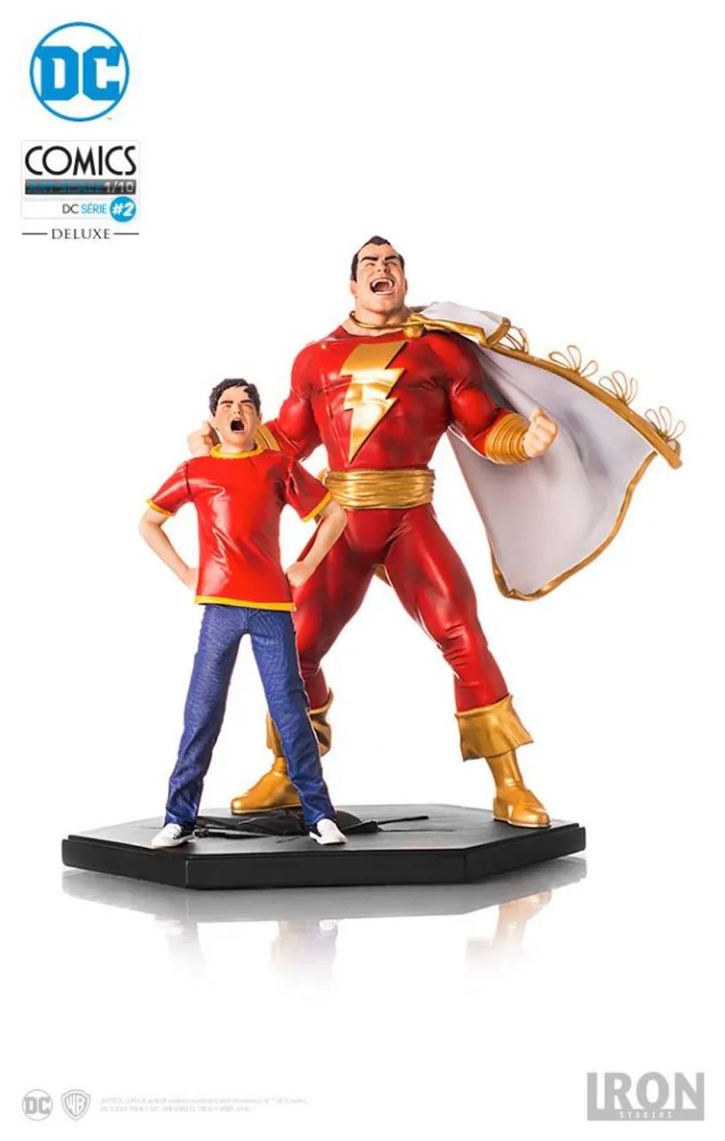 Shazam Deluxe Art Scale 1/10 Dc Comics Serie Sem Head Extra - Foto 4