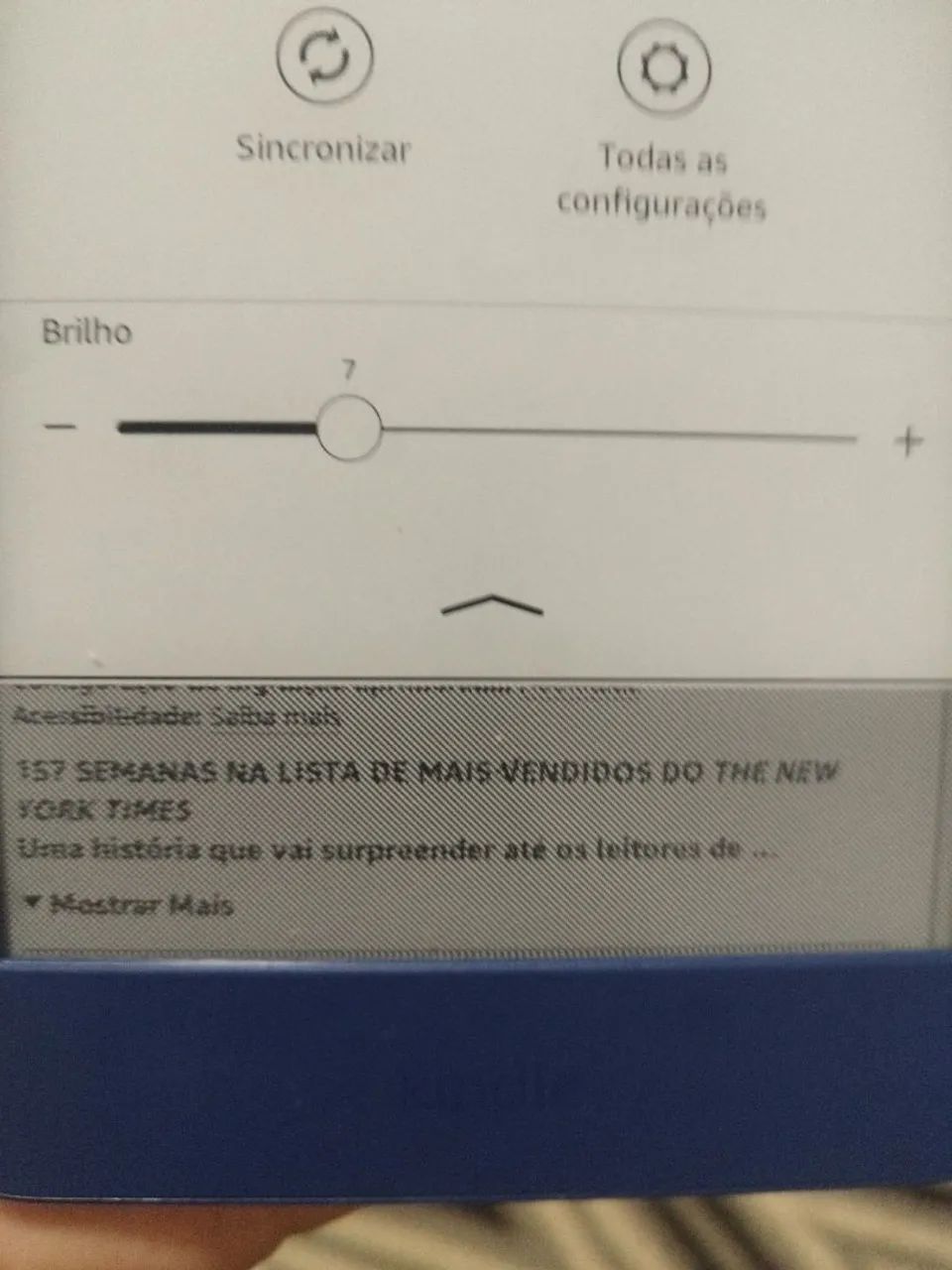 Amazon Kindle 11 geração, desbloqueado, 13gb, com luz , azul  - Foto 4