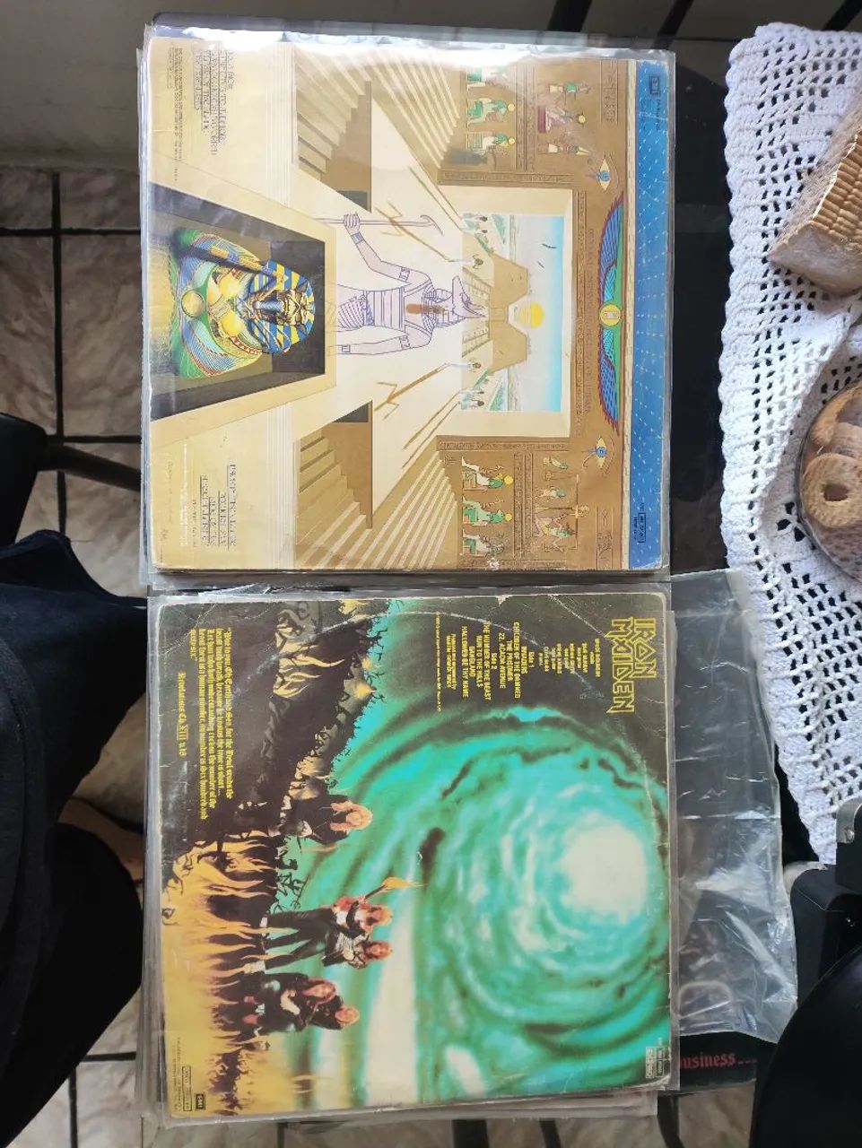 LP Iron Maiden Powerslave e The Number of The beast - atenção no anúncio.  - Foto 4