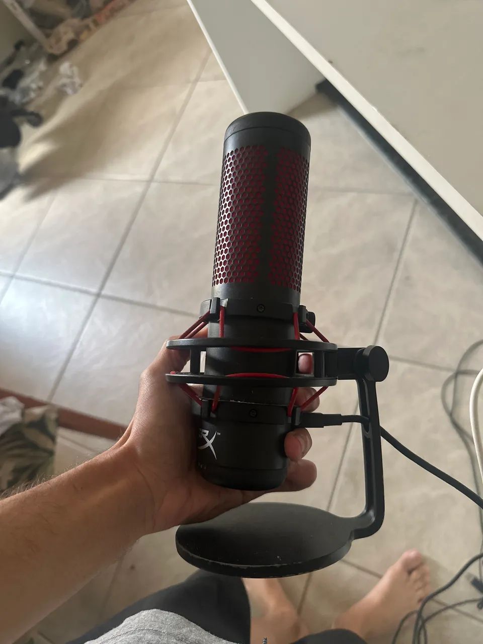 microfone e fone hyperx - Foto 4