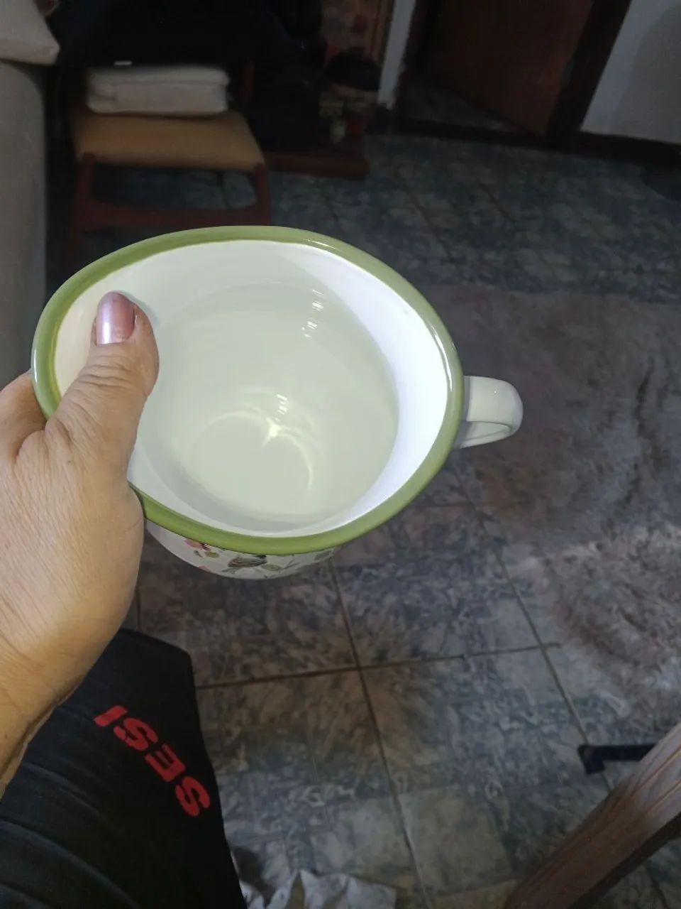 jarro com bacia antiquidade - Foto 4