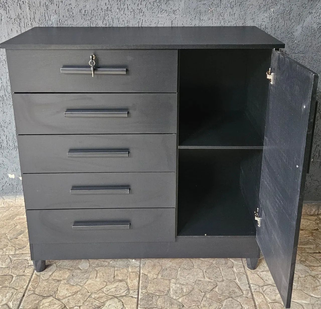 CÔMODA SAPATEIRA COM CHAVE - NOVA / ENTREGAMOS MONTADO  - Foto 2