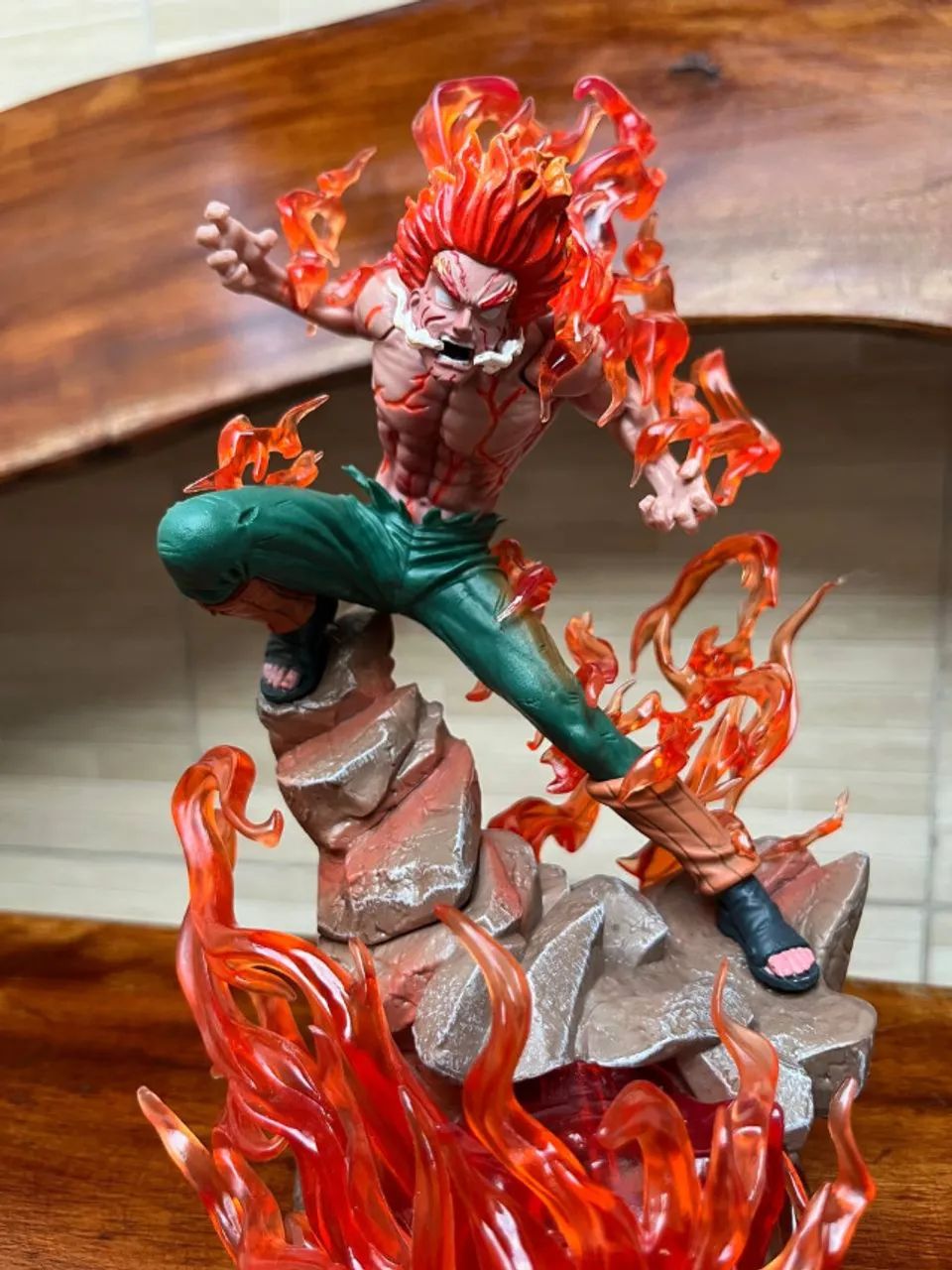 Action Figure Naruto - Maito Gai Sensei 26cm Com Led - Foto 3