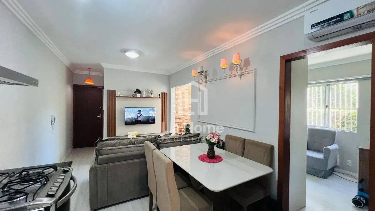 Apartamento semi mobiliado com 02 quartos e 01 vaga de garagem à venda em Blumenau, Ribeir