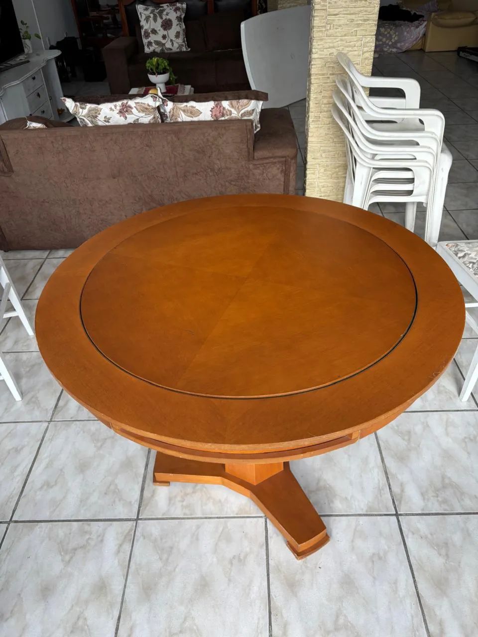 Mesa de jantar e jogos SEM as cadeiras - Foto 4