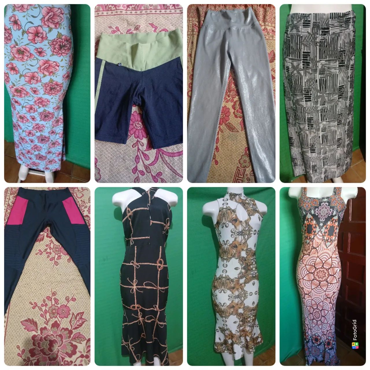 100 peças de roupas 