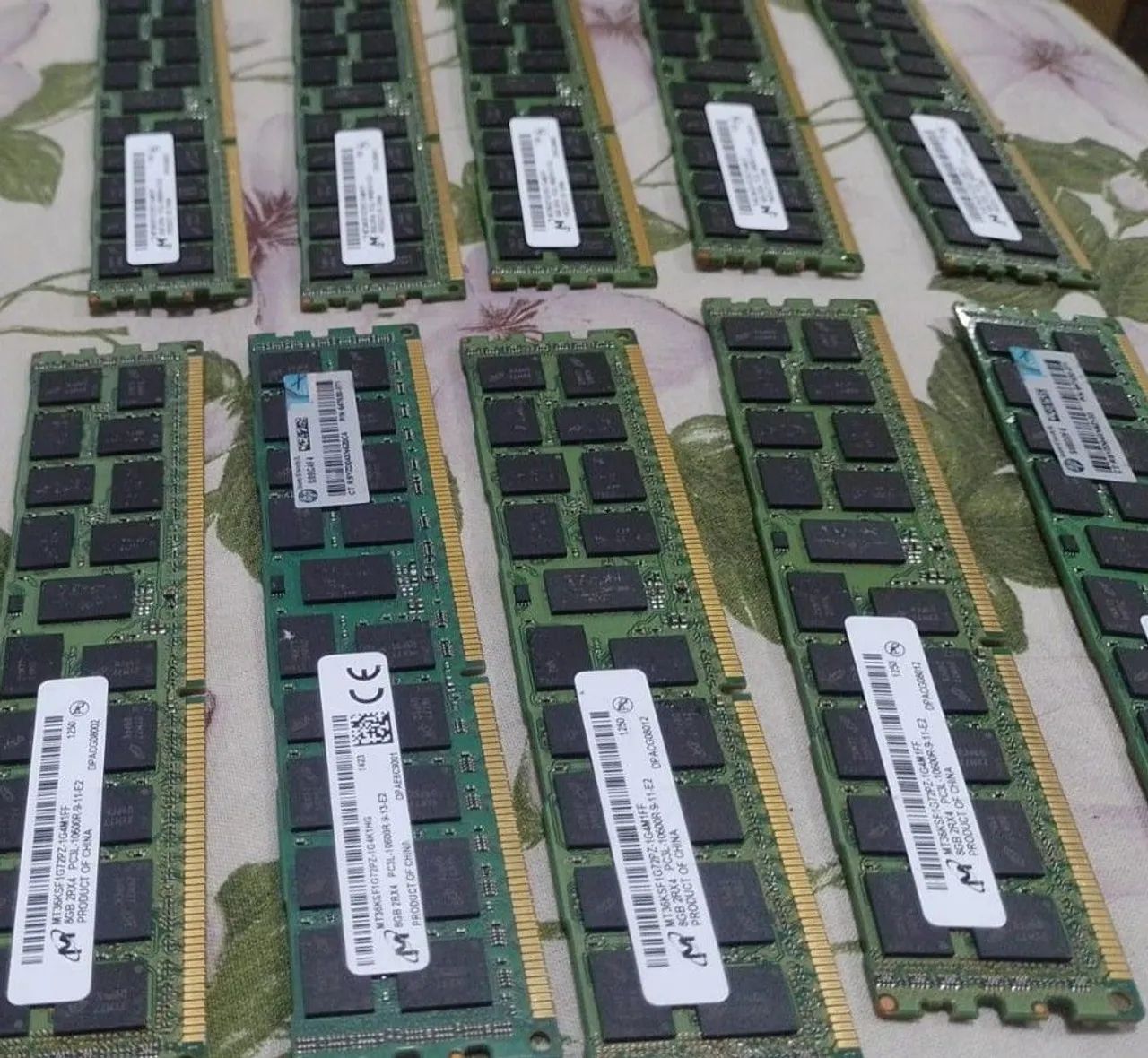 4 memórias DDR3 ECC 8GB  - Foto 2