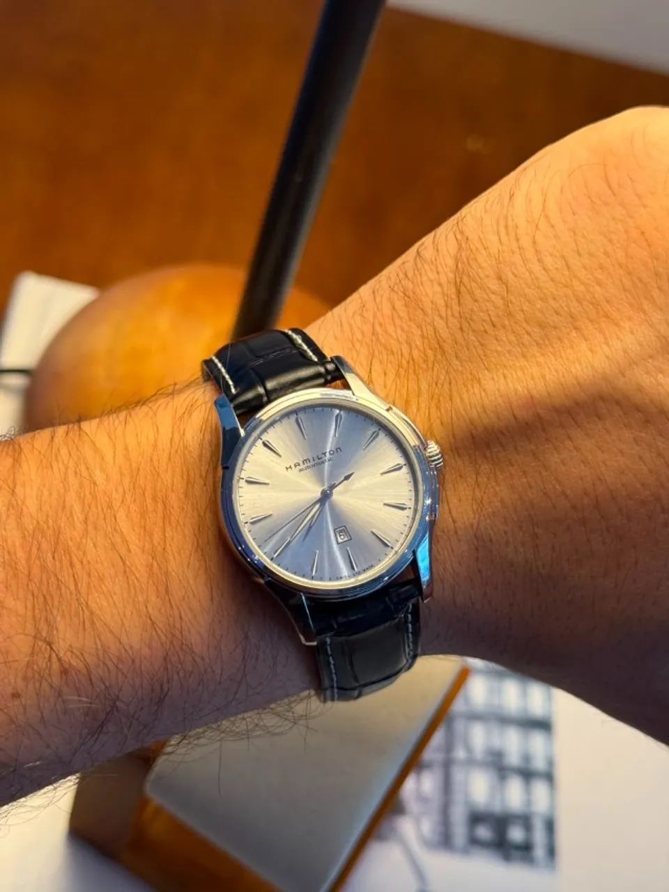 Relogio Hamilton Jazzmaster Viewmatic Automatic - H323250 - Foto 2