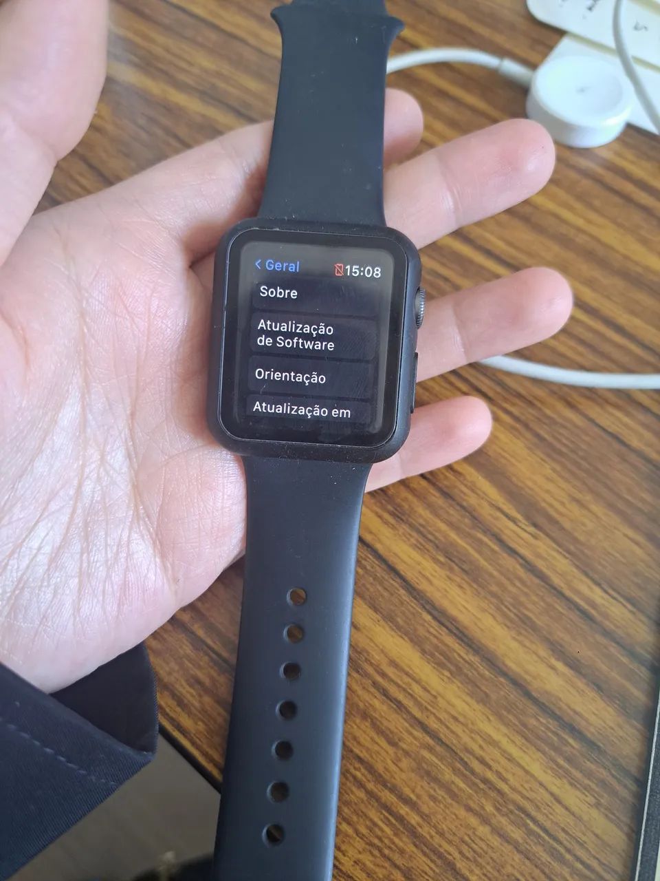 Apple Watch A1858 38mm é o Apple Watch Series 3 (GPS)