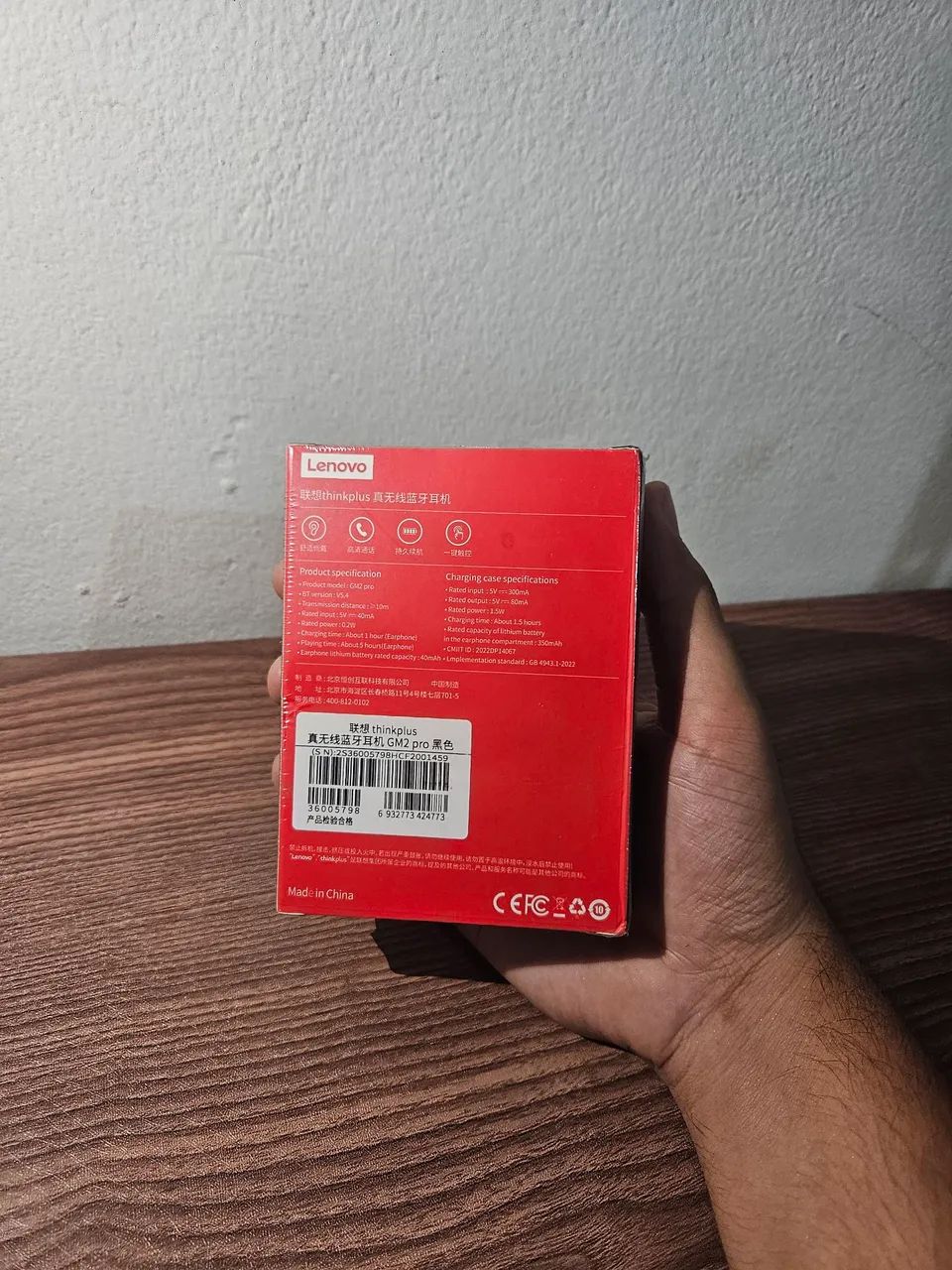 Fone sem fio Bluetooth Lenovo gm2 pro - Foto 2