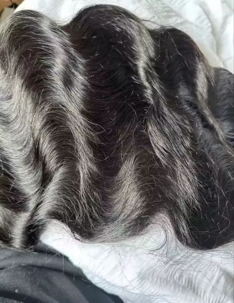 Lace front cabelo humano 70 cm ondulado  - Foto 2