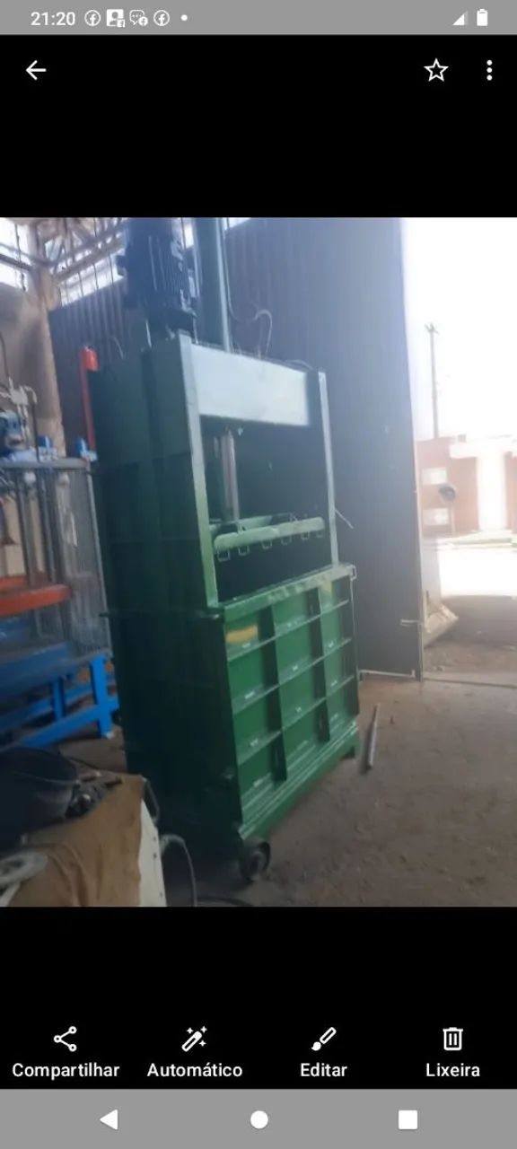 Vende-se uma prensa para garrafa pet e papelão - Foto 3
