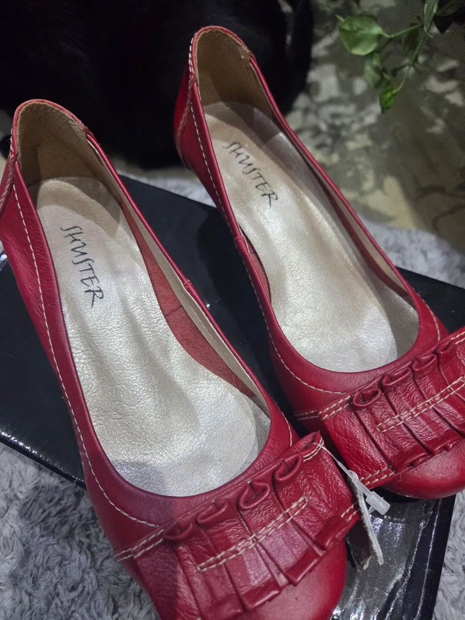 Peep Toe, couro Novo - Foto 4