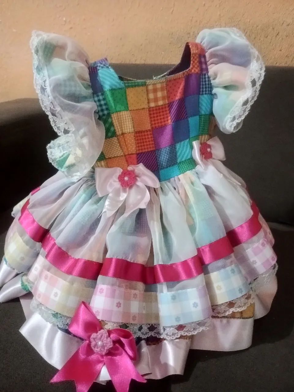 Vestido são João luxo 