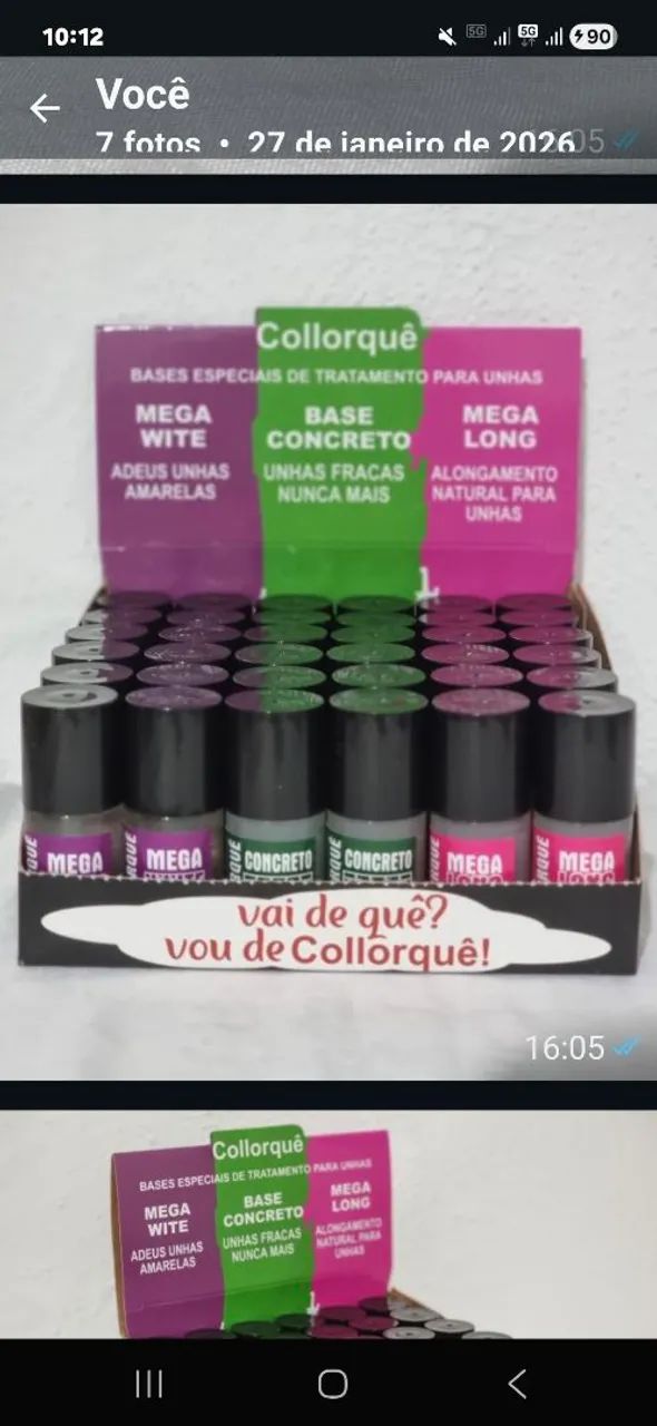 Base concreto collorquê  unhas duras e resistente  no primeiro uso - Foto 5
